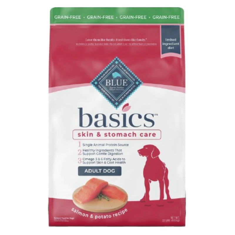 Blue Buffalo Basics Grain Free Adult Salmon & Potato Recipe Dry Dog Food
