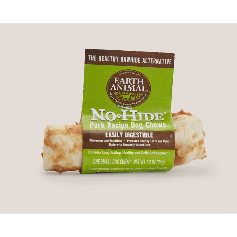 Earth Animal No Hide Chew – Pork 4 Inch