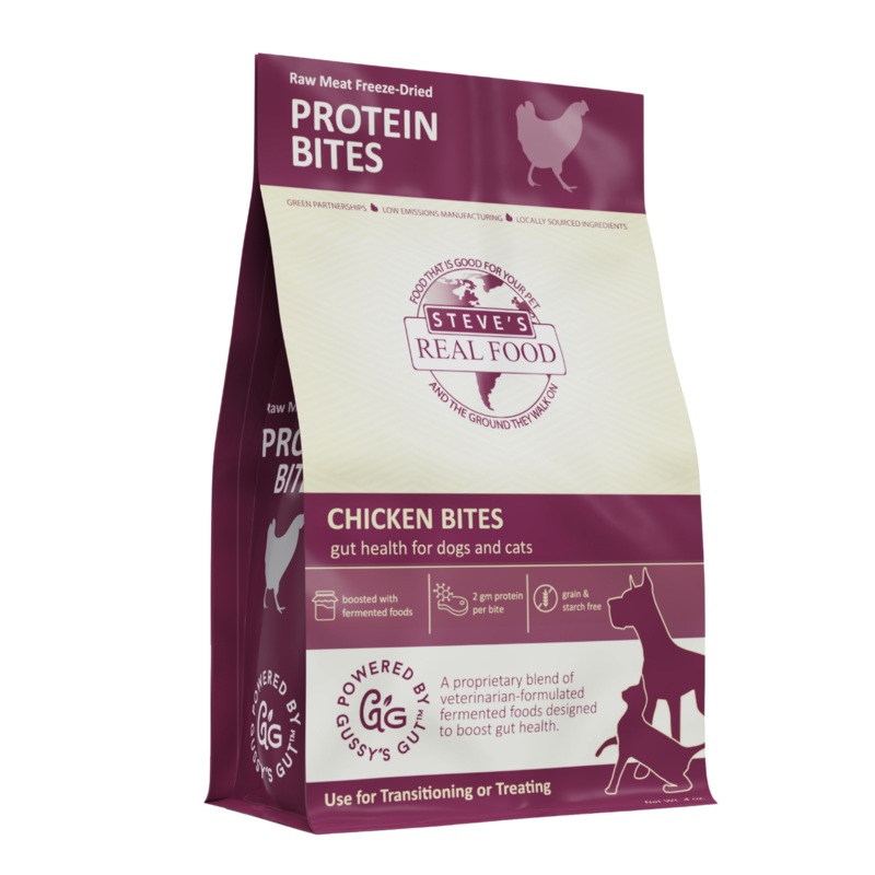Freeze-Dried Gut Health Treats for Dogs and Cats Chicken Protein Bites