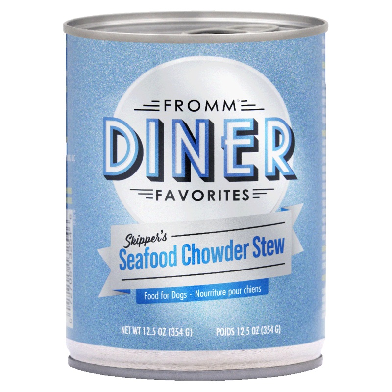 Fromm Diner Favorites Skippers Seafood Chowder Stew Dog Food
