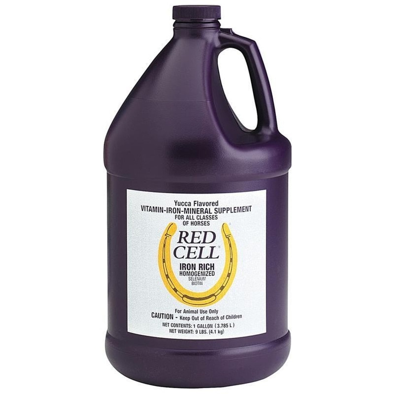 Horse Health Products Red Cell Liquid Iron Supplement For Horses 1 GALLON YUCCA