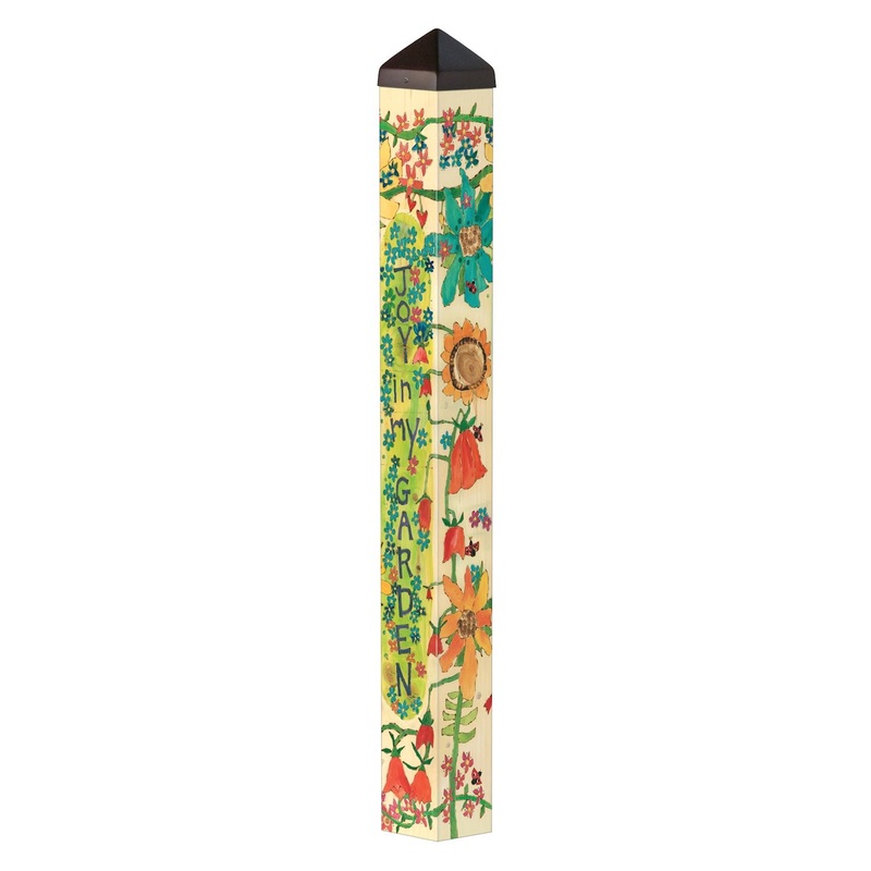 I Must Have Flowers 40″ Art Pole