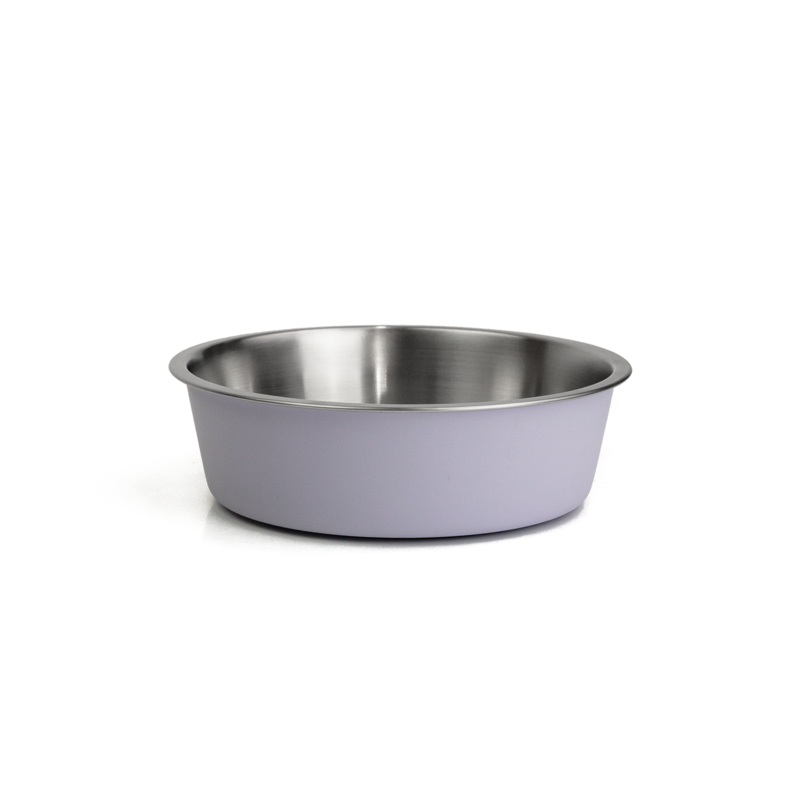WagTime – Purple Stainless Steel Cat Bowl (300ml) Purple