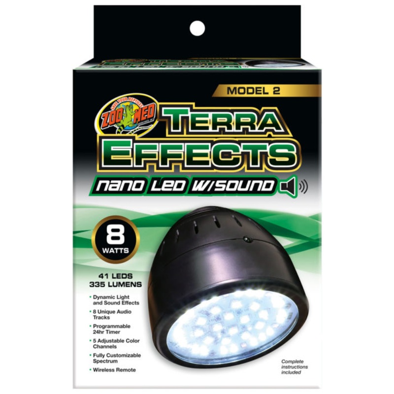 Zoo Med Terra Effects Nano LED with Sound
