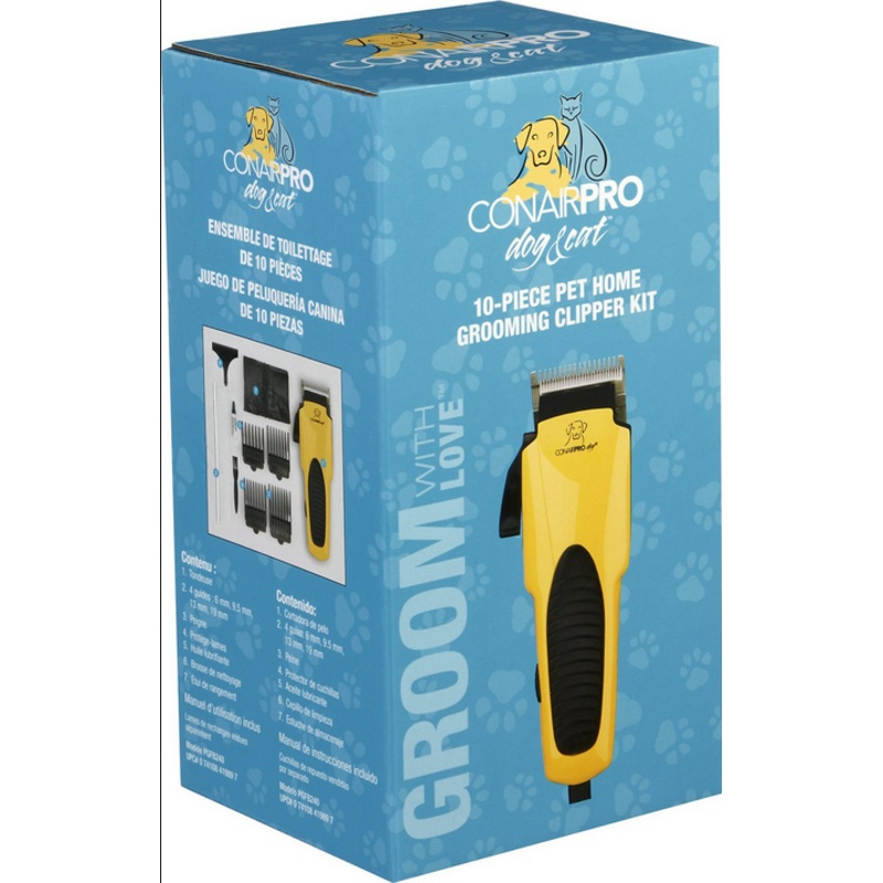 10 Piece Pet Home Grooming Kit | Conairpro
