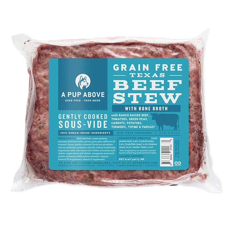 A Pup Above Texas Beef Stew Frozen 12lb