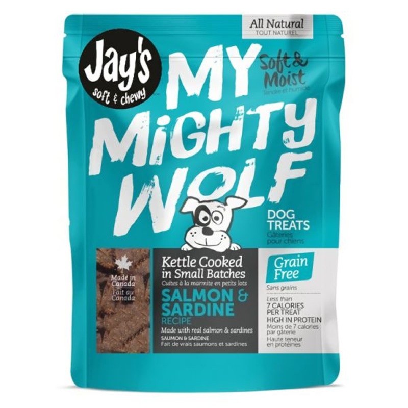 Jay’s My Mighty Wolf Sardine & Salmon Dog Treats 5.29oz
