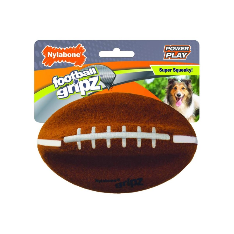 Nylabone Power Play Dog Football Gripz 5.5″
