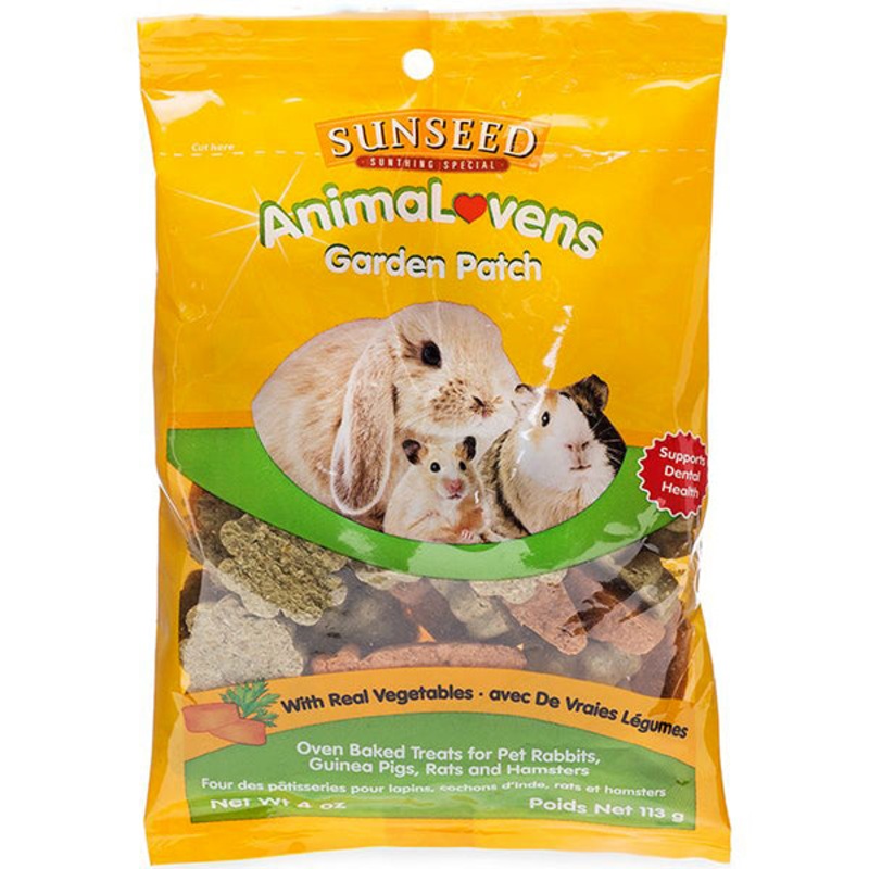 Sunseed AnimaLovens Garden Patch Oven Baked Small Animal Treats 4oz