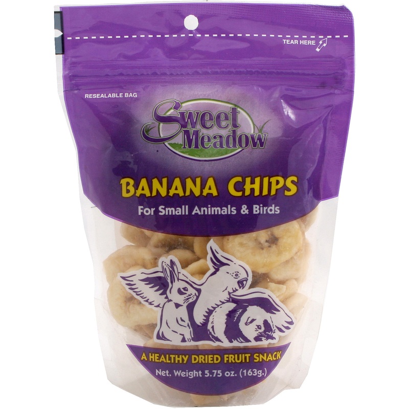 Sweet Meadow Farm Banana Chips For Small Animals & Birds Treats