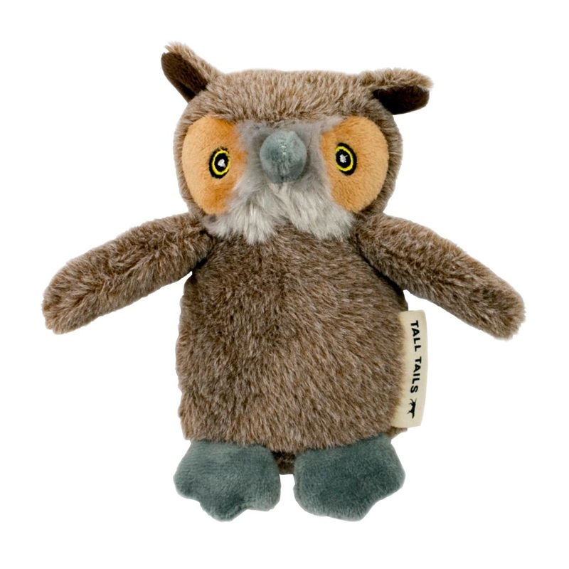 Tall Tails Baby Owl with Squeaker 5 Inches