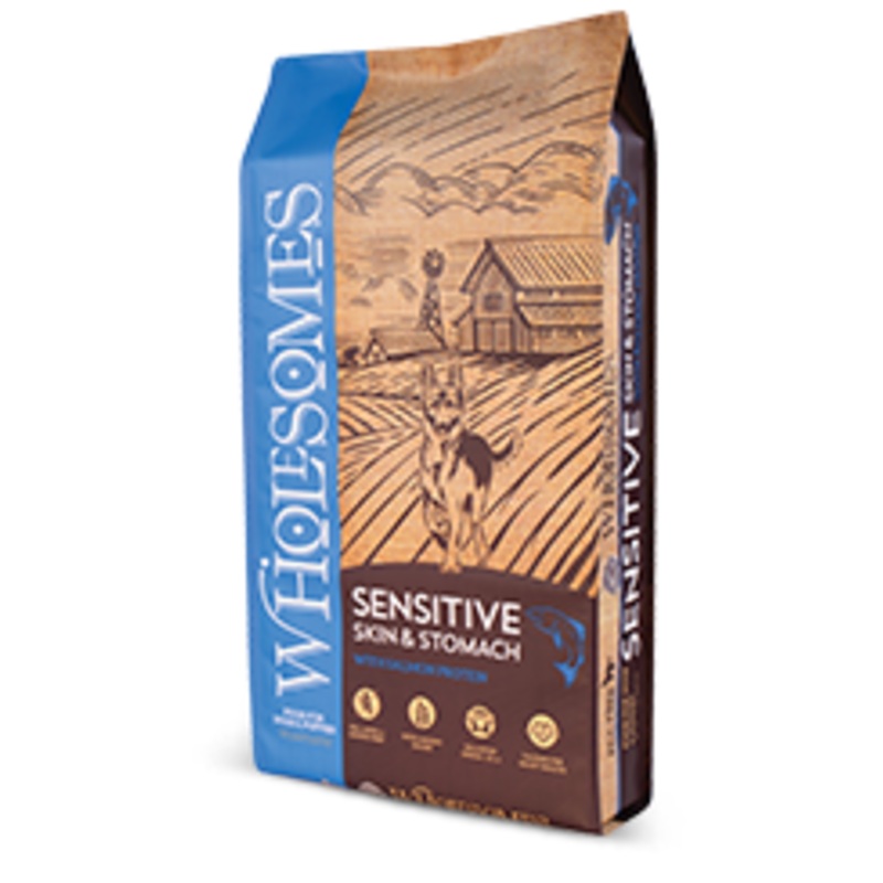 Wholesomes Sensitive Skin & Stomach with Salmon Protein Dog Food