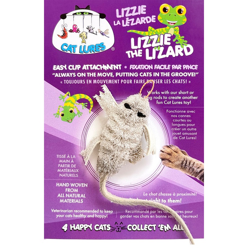 CAT LURES Lizzie the Lizard