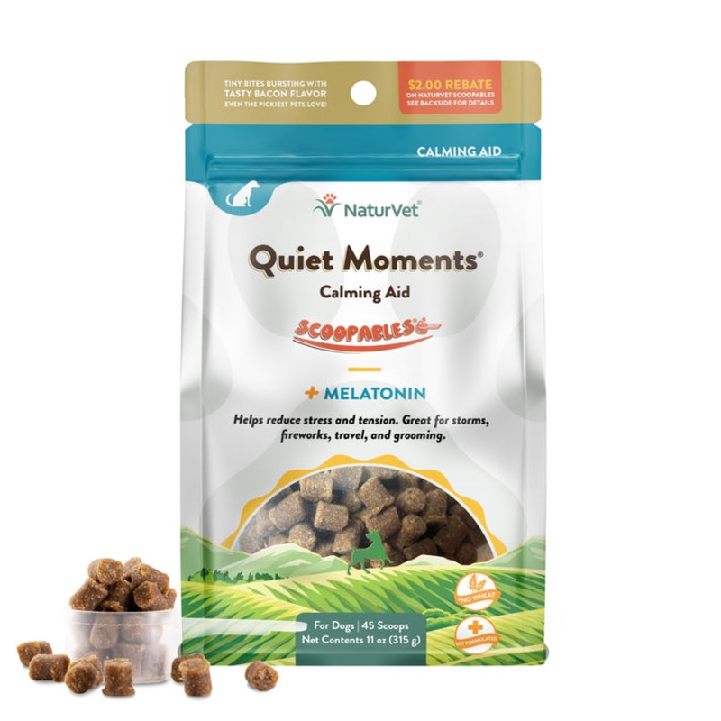 NaturVet Scoopables Quiet Moments Calming Aid for Dogs 11 Oz