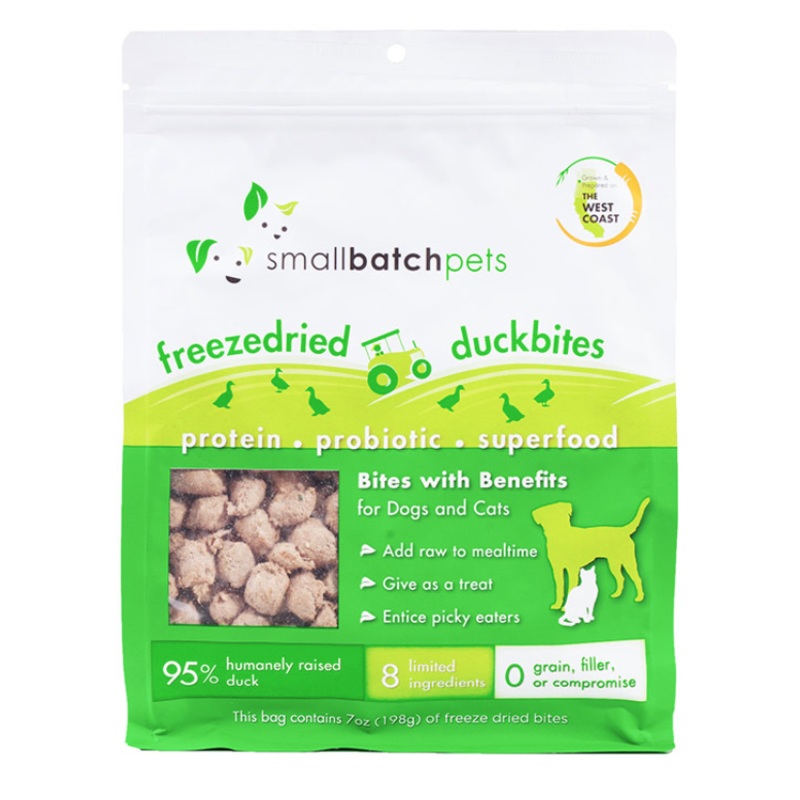 Smallbatch Freeze Dried Duckbites 7 Oz