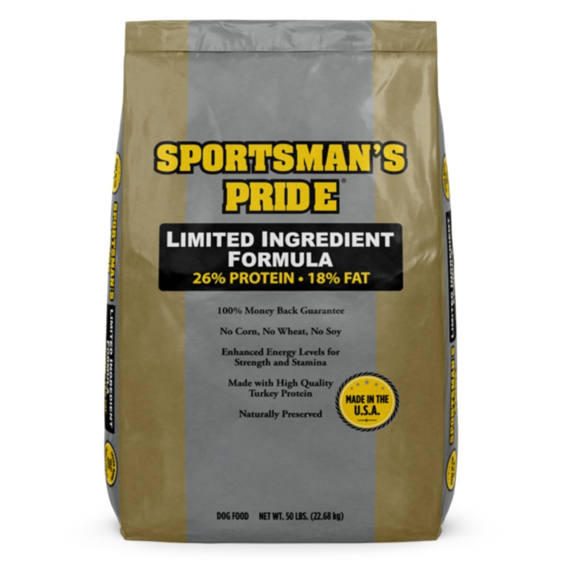 Sportsmans Pride Limited Ingredient  Formula Dog Food 40 Pound 40 Lbs.