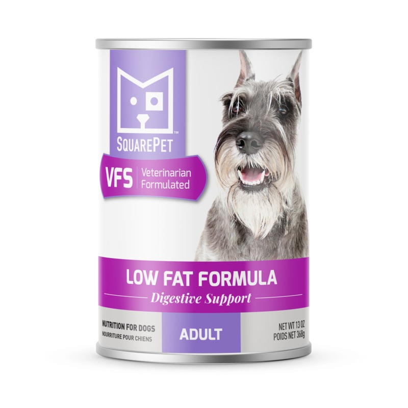 SquarePet VFS Low Fat Formula Adult Dog Food 13 oz – case of 12