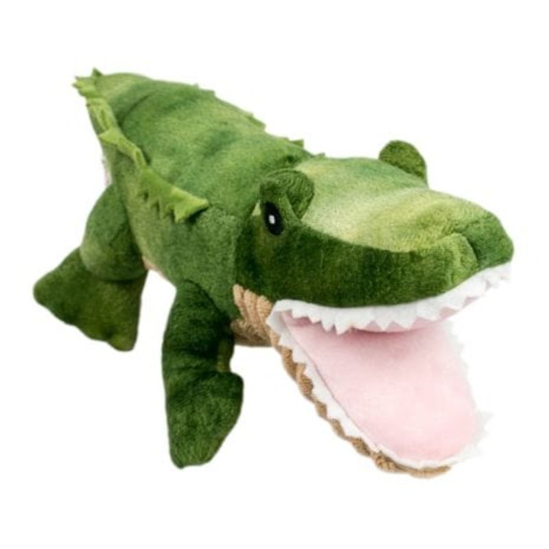 Tall Tails Crunch Gator Toy for Dogs 15 in