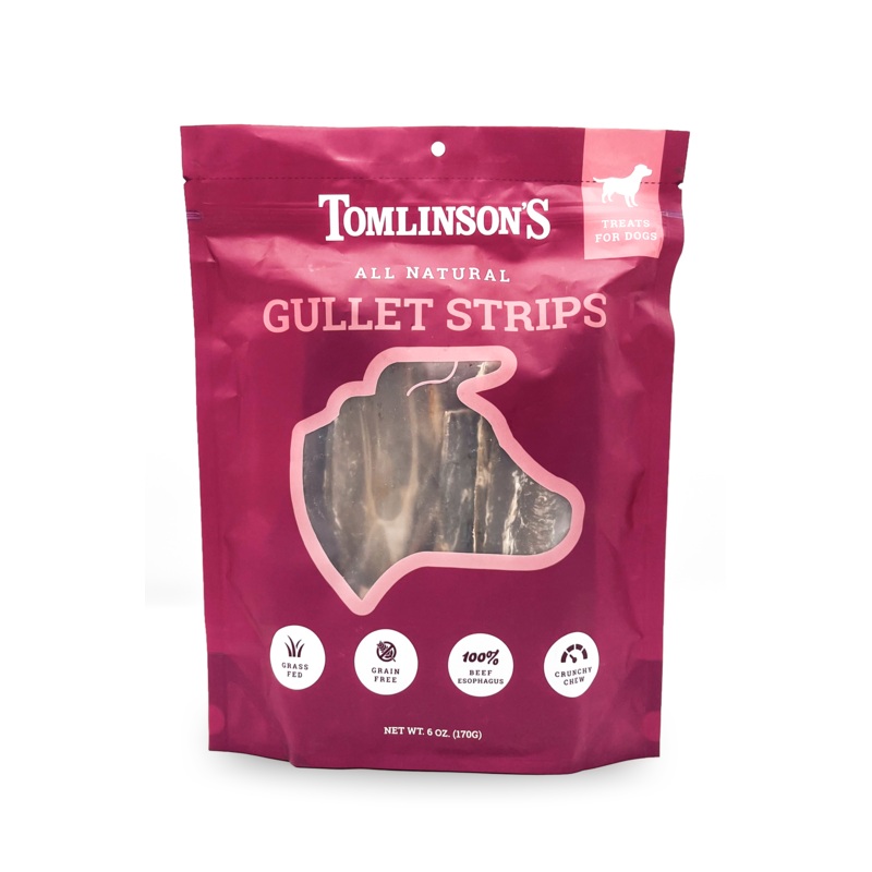 Tomlinson’s Beef Gullet Strips Dog Treats 6 oz