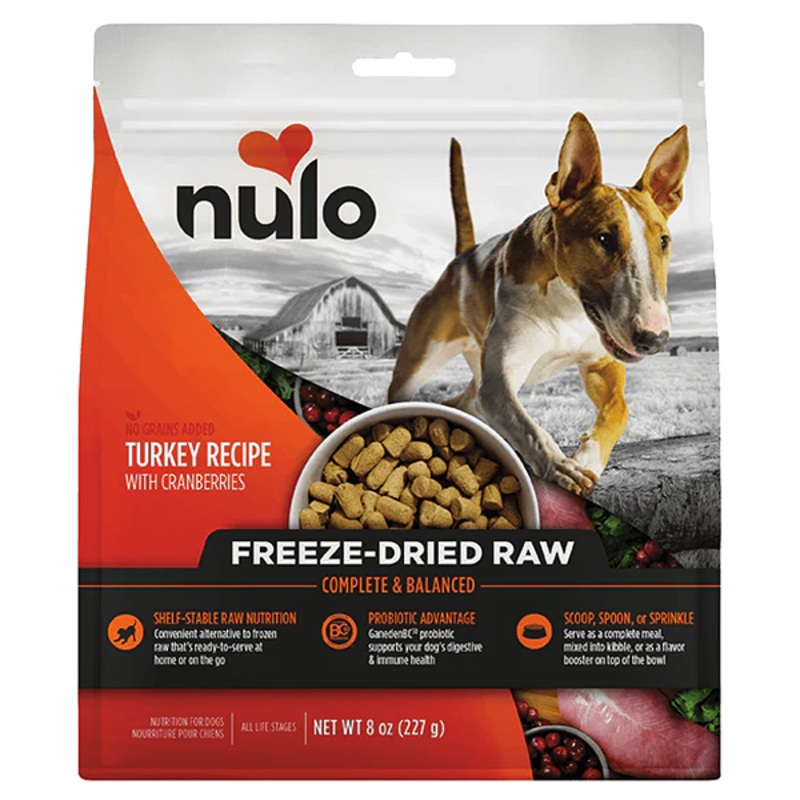 Turkey Recipe with Cranberries Freeze-Dried Raw Grain-Free Dog Food 18oz