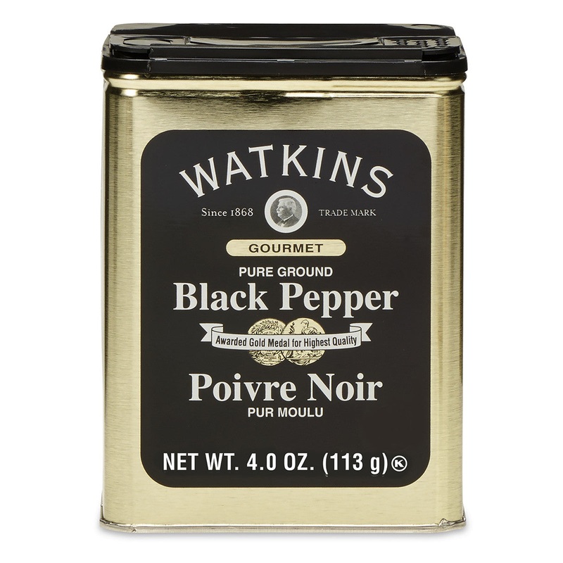 Watkins Pure Ground Black Pepper 4oz (113g)