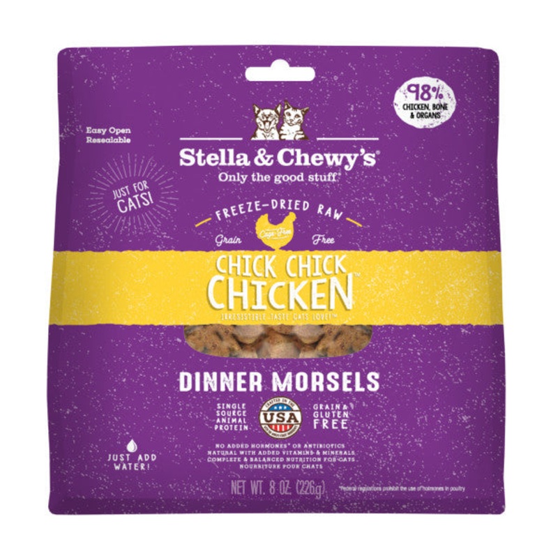 Stella & Chewy’s Freeze-Dried Morsels for Cats – Chick, Chick, Chicken 3.5oz