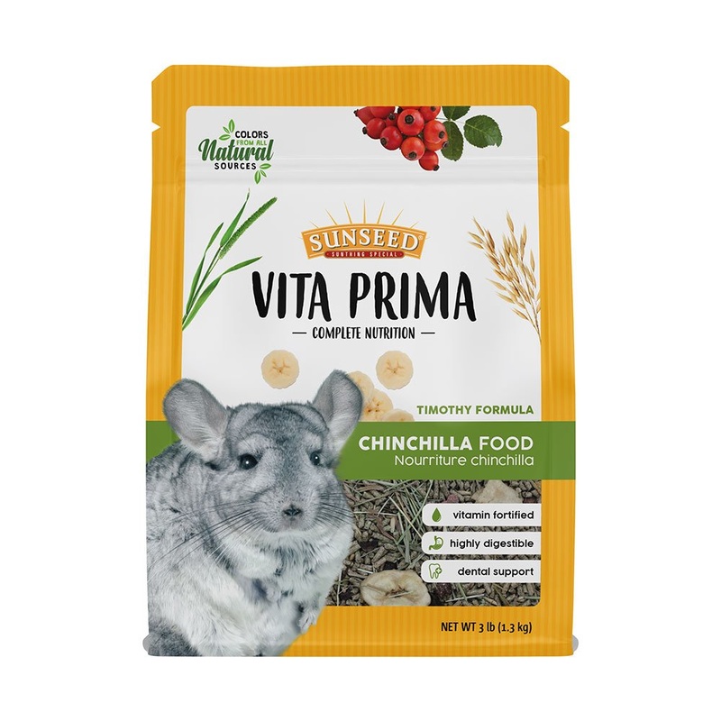 Sunseed Vita Prima Complete Nutrition Chinchila Food 3 lb