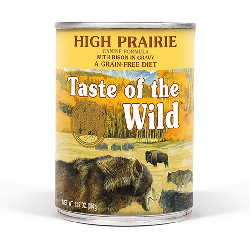 Taste of the Wild High Prairie Canine Formula with Bison In Gravy 13.2 Oz