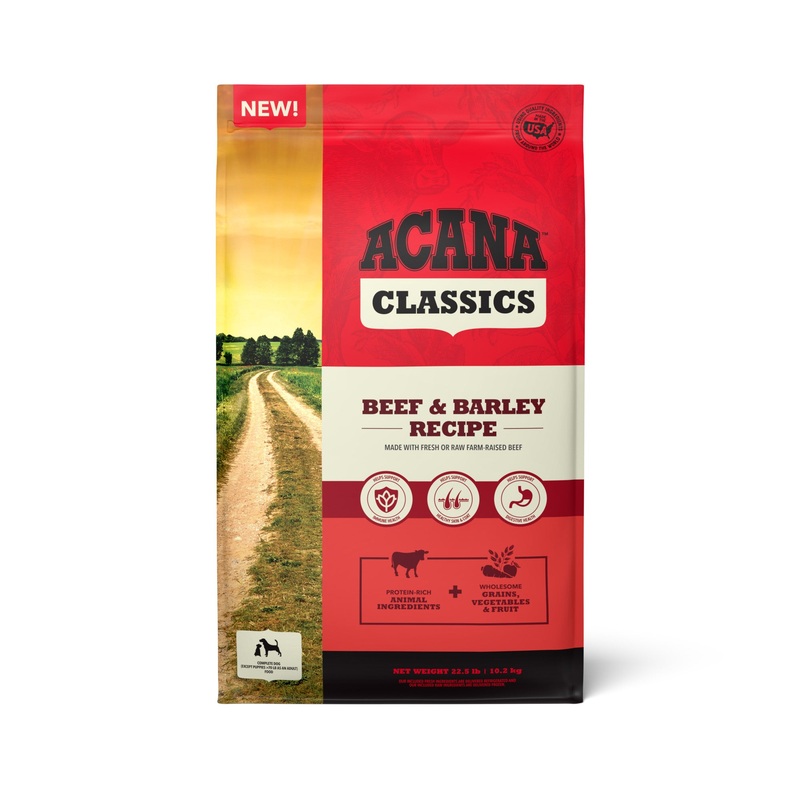 ACANA Classics Dry Dog Food Beef & Barley Recipe 22.5lb 22.5lb