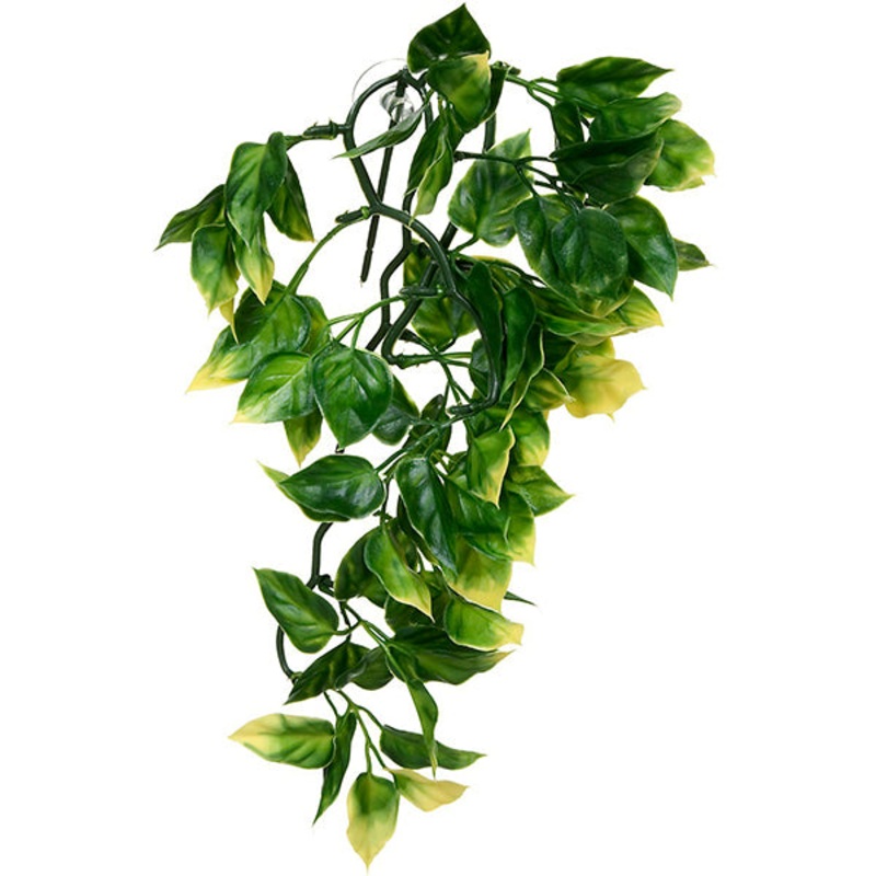 Amapallo Plastic Realistic Artificial Plant Reptile Habitat Decor Small
