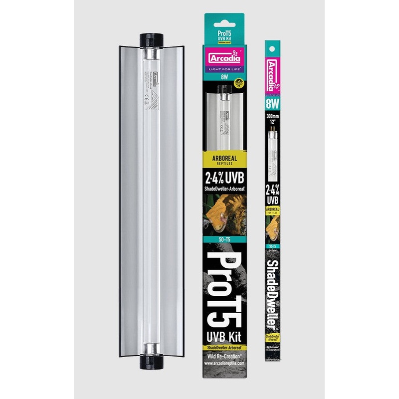 Arcadia Shade Dweller Pro Arboreal T5 UVB KIt 2.4% UVB – 12″