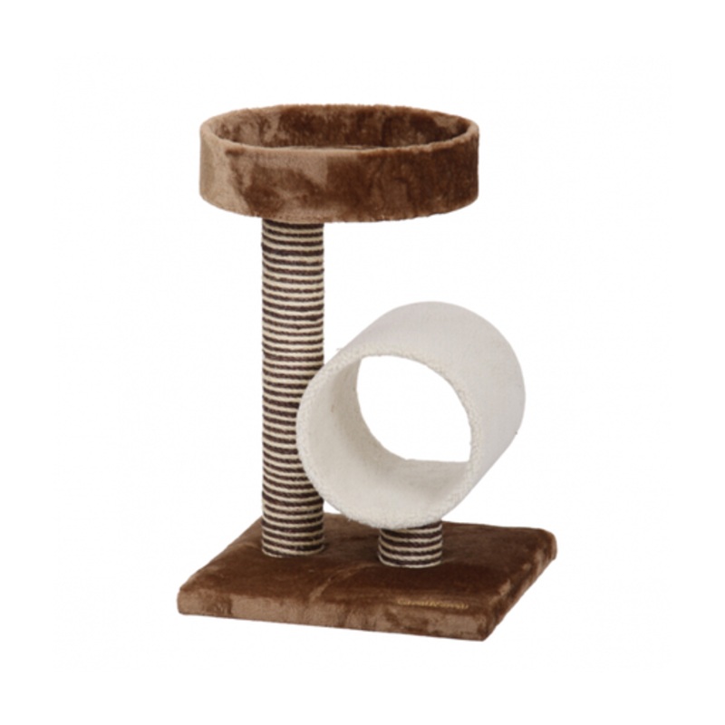 Catry Stylish Cat Tree with Scratch Post 45x45x69cm[Dimension – 45x45x69cm]