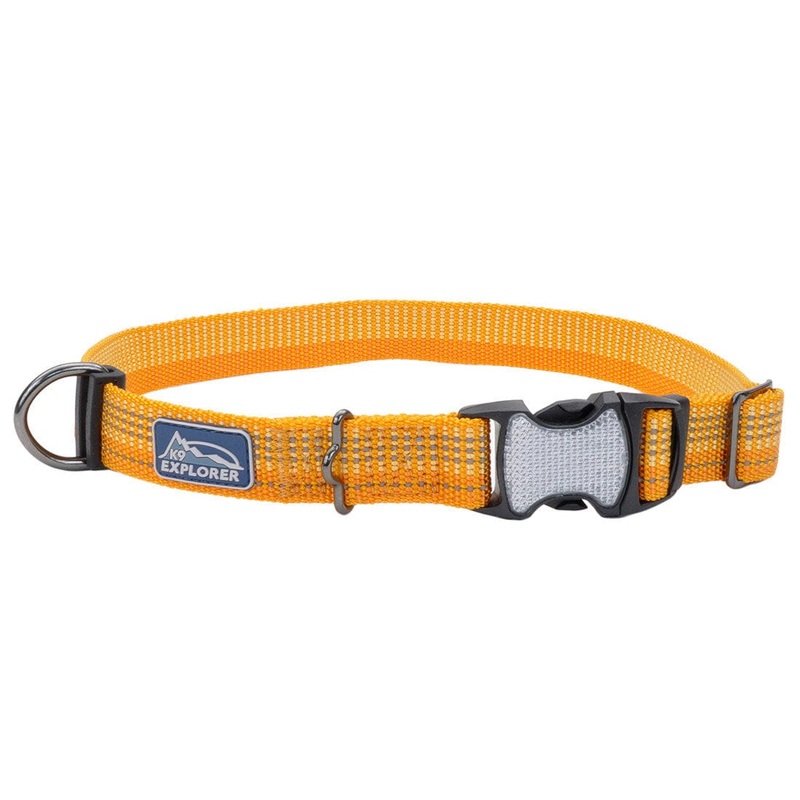 Coastal Pet Products Desert K9 Explorer Brights Reflective Adjustable Dog Collar 6-8 in
