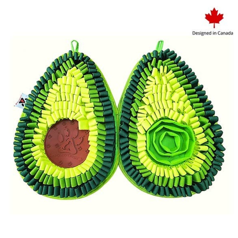 Delicious Avocado Anti-Bite Snuffle Mat | Challenge Level