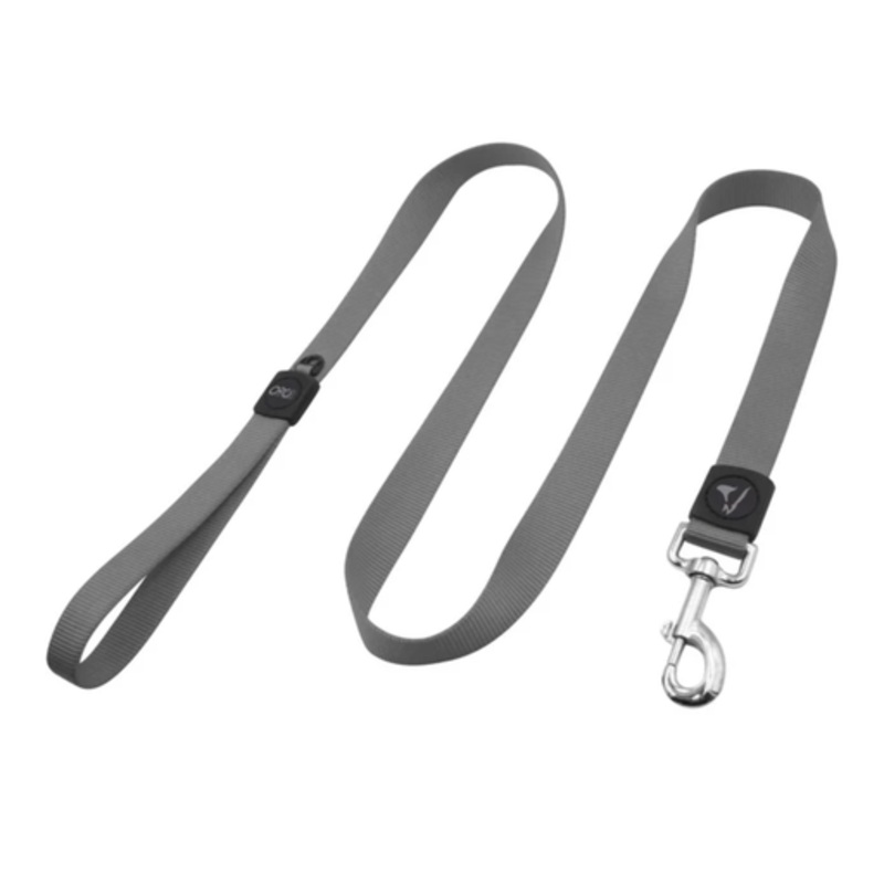 DOCO Signature Nylon Leash – 6ft-1.0 x 180cm (XS)-Grey