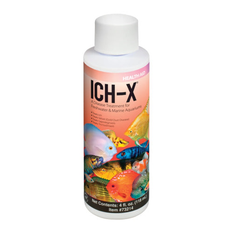 Hikari Freshwater Ich-X Medication Treats Parasites 4 oz