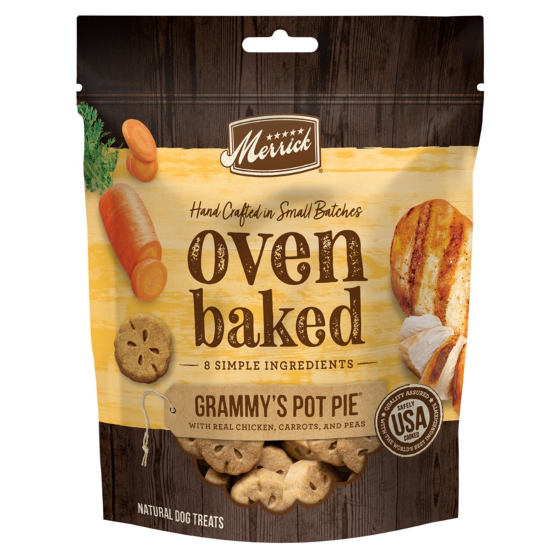 Merrick Oven Baked Grammy’s Pot Pie Chicken, Carrots & Peas Dog Treats