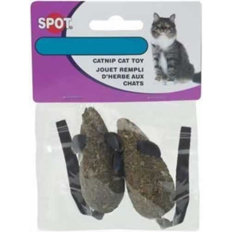 Spot Ethical Pet Cat Toy Catnip Candy Mice 2pk