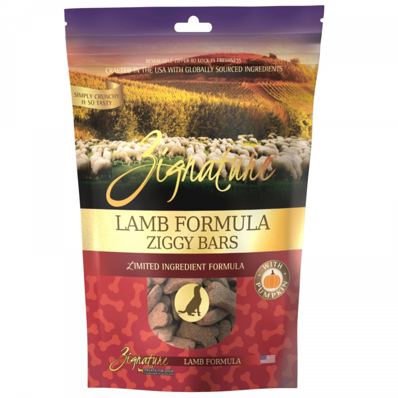 Zignature Zssential Ziggy Bars Lamb Formula Dog Treats