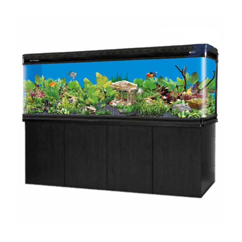 Boyu Modern Aquarium With Cabinet 1529Lx600Wx730Hmm LZ-1500 -Black