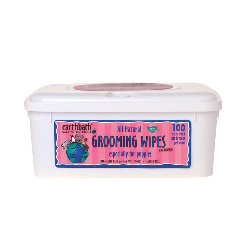 Earthbath Wild Cherry Ultra-Mild Puppy Wipes 100 Count
