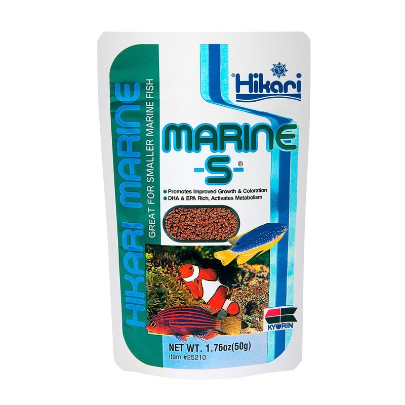 Hikari Marine S Pellets Slow Sinking Fish Food 1.76 oz