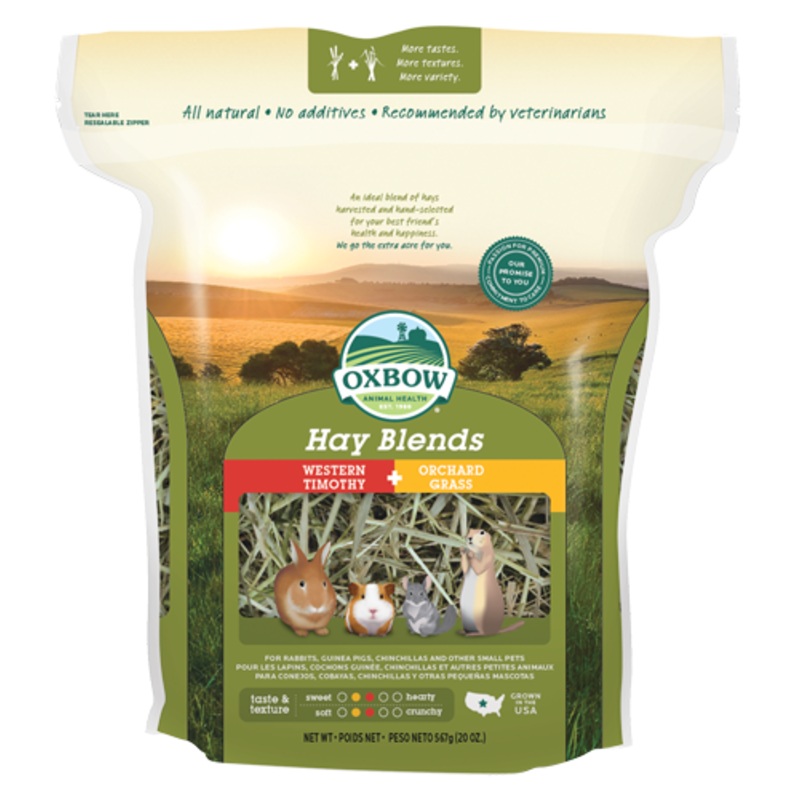 Oxbow Hay Blends – Western Timothy & Orchard 40 oz