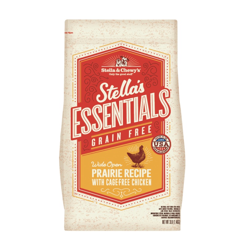 Stella & Chewy’s Wide Open Prairie Recipe with Cage-Free Chicken Grain Free Dog Food 3 Lb Bag