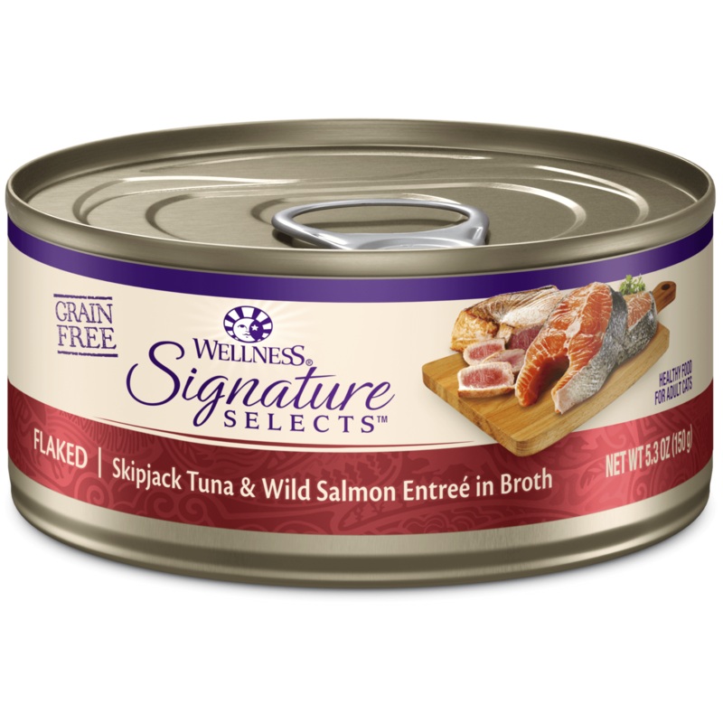 Wellness CORE Signature Selects Flaked Skipjack Tuna & Wild Salmon Wet Cat Food