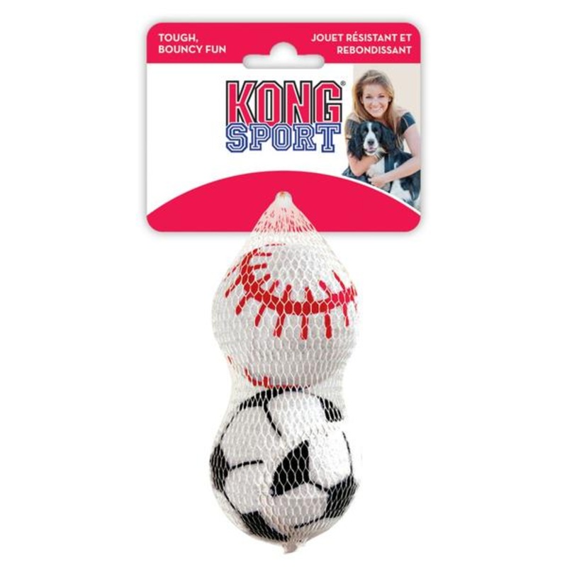 Kong Sport Balls Dog Toy, assorted Large – 2pk