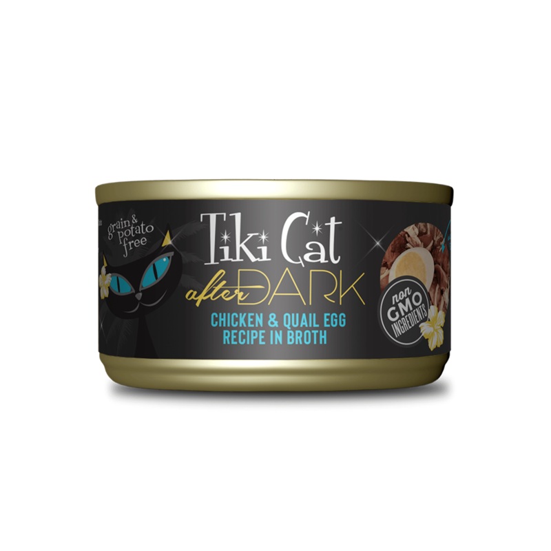 Tiki Cat After Dark Chicken & Quail Egg Wet Food 2.8oz