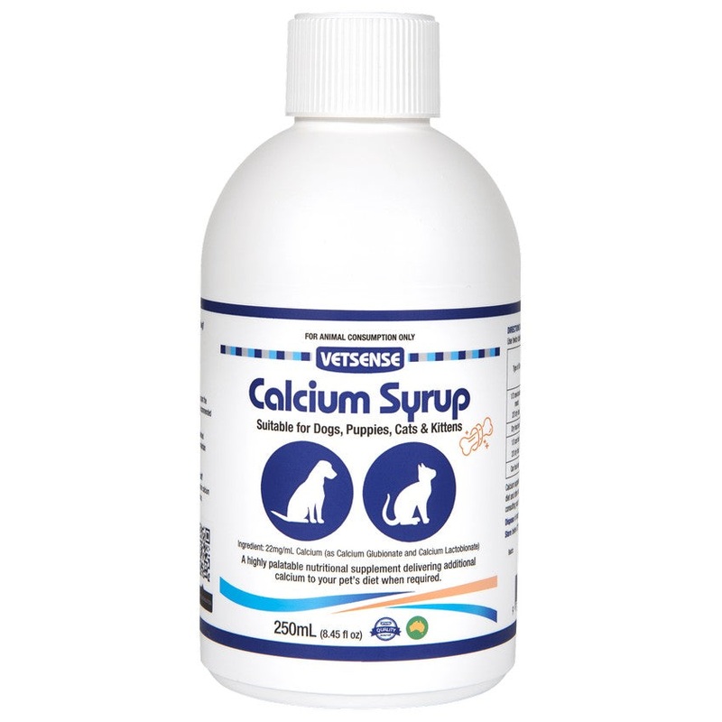 VETSENSE CALCIUM SYRUP 250ML