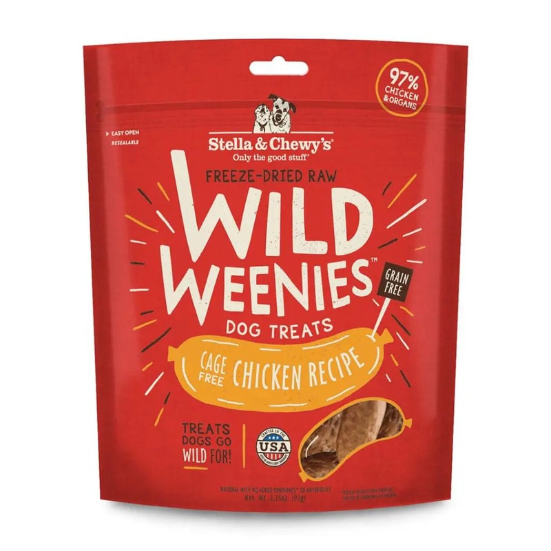 WILD WEENIES FREEZ-DRIED DOG TREAT BEEF RECIPE