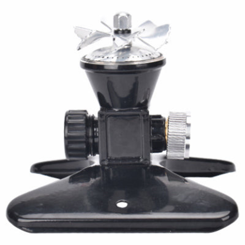 Green Thumb Whirling Sprinkler Square Pattern Black